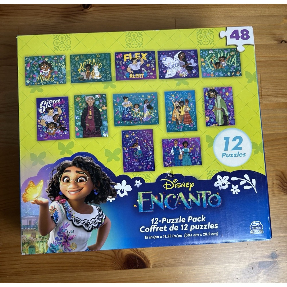 Disney Encanto Puzzles 12-Pack 48 Pieces New Sealed